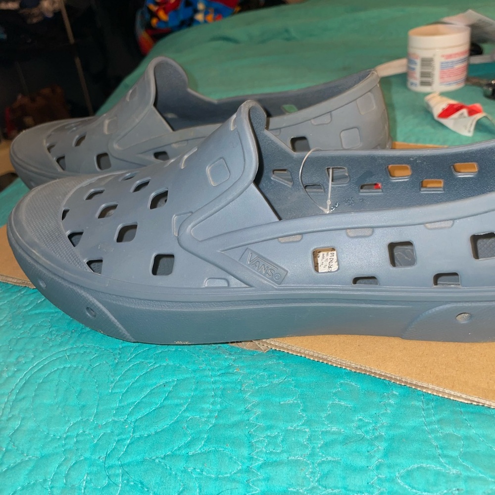 Vans Gray Perforated Water Shoes